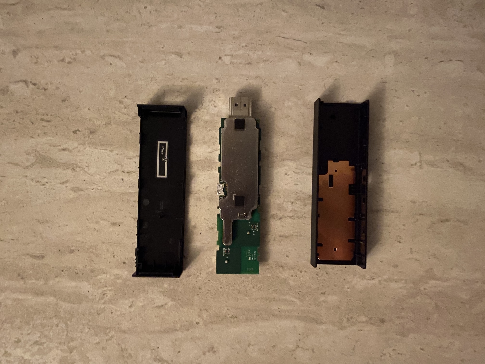 Fire TV Stick casing removed