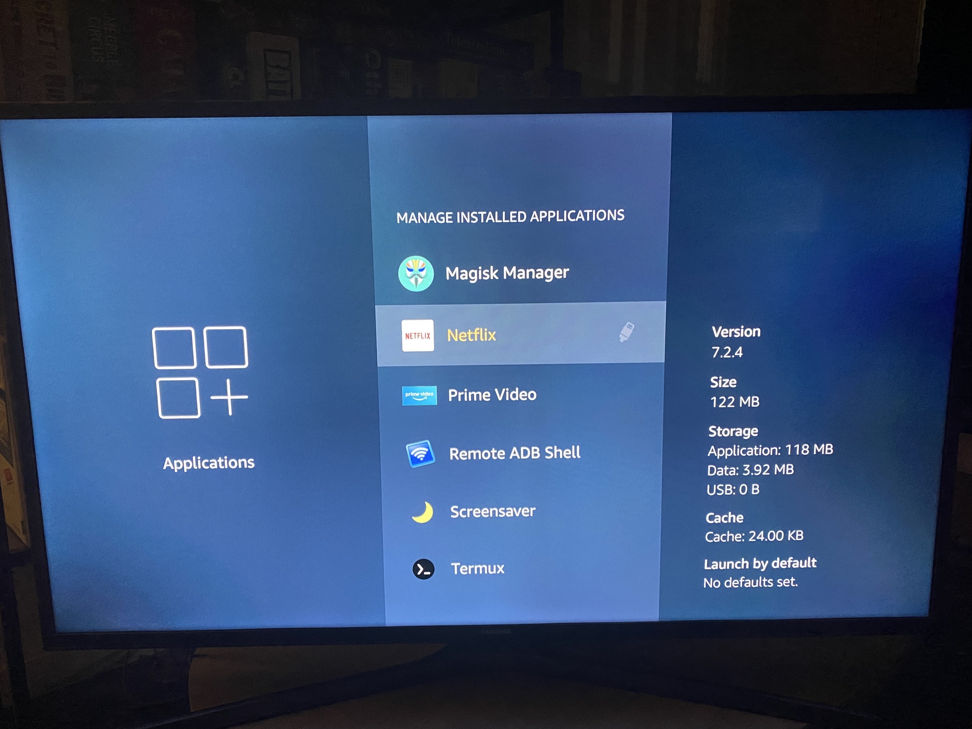 how to use amazon fire tv utility app recovery mode