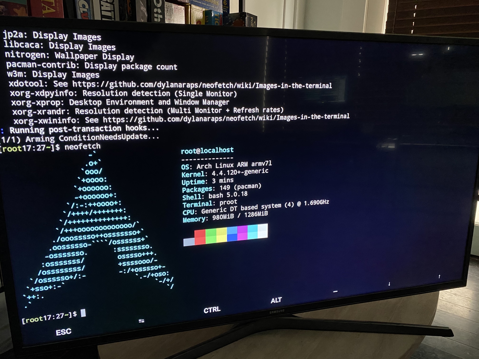 Fire TV Stick Termux Arch Linux